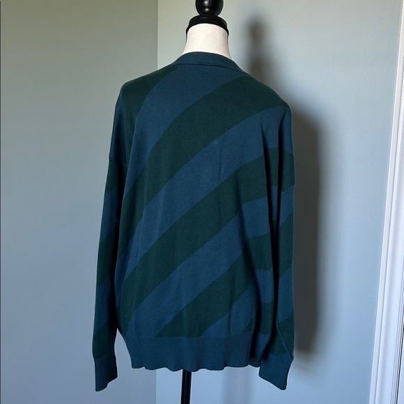 🔥🆕🔥The Drop Striped Blue Cardigan Sweater - Picture 3 of 7